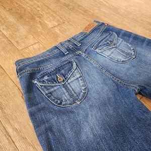 Lucky Brand Crop Denim Jeans Flap Pocket Size 8
